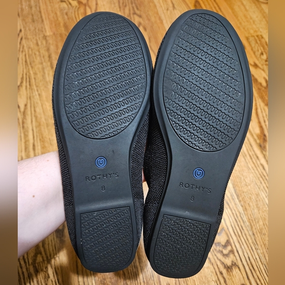 Rothy’s Black Flats Round Toe Size 8 - Picture 5 of 9